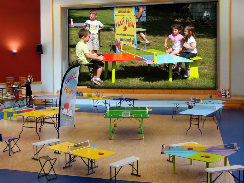 Location jeux insolite Rhône Alpes Bourgogne 69 Lyon villefranche crazypong